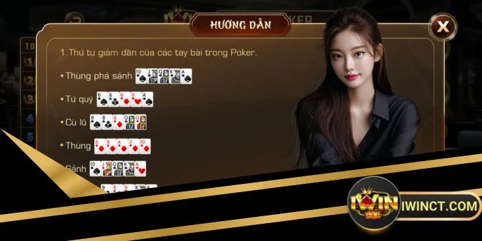 Luật chơi Poker iwin khá đơn giản