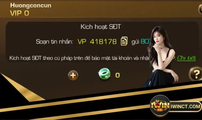 Phí kích hoạt iWin chỉ 1.000 đồng anh em hãy thực hiện ngay